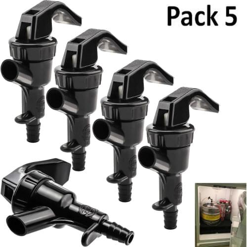 5 Pack-Picnic Party Tap Faucet, Homebrew Beer Dispensing Cornelius / Corny Keg
