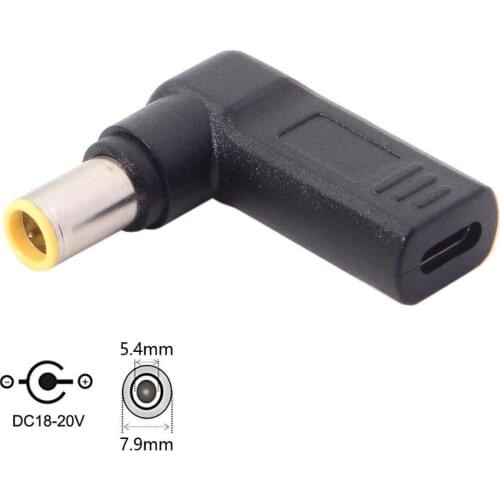 BAAQII USB 3.1 Type C to DC 18-20V Adapter PD Emulator Trigger 90 Degree Angled for Laptop Easy To Carry Use AA4574