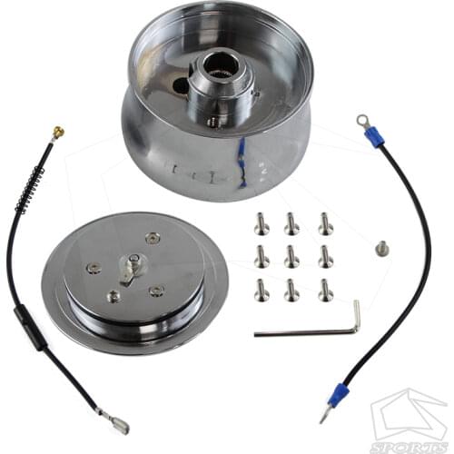 Aluminum 1967-94 9 Bolt Hole Steering Wheel Column Adapter Hub