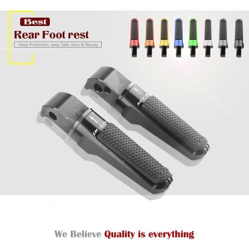 For YAMAHA MT10 MT-10 FZ10 SP 2016-2020 Motorcycle Accesstories CNC Aluminum Rear Foot Pegs Footrest Passenger Footpegs