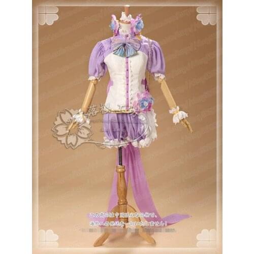 Anime! Love Live Hoshizora Rin White Valentines Day Angle Awaken Dress Cosplay Costume Luxuriant Version Free Shipping