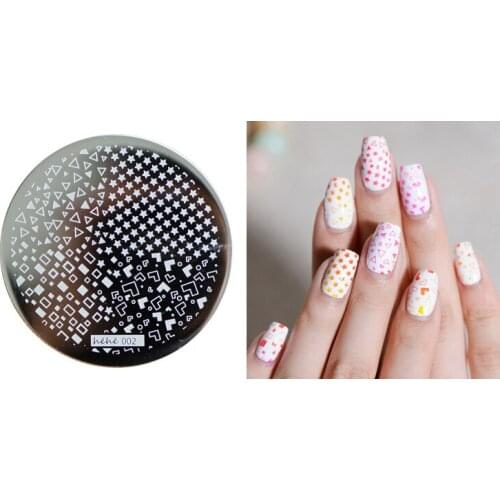 Free shipping1PC New Stamping Plate hehe02 Nail Art Nail Art Stamp Template Image Transfer Stamp