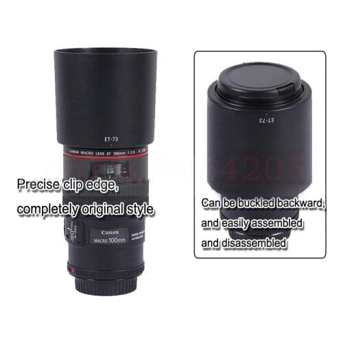 Free shipping ET-73 Lens hood for Canon EF 100MM F/2.8L MACRO IS USM AS ET73 LH-73