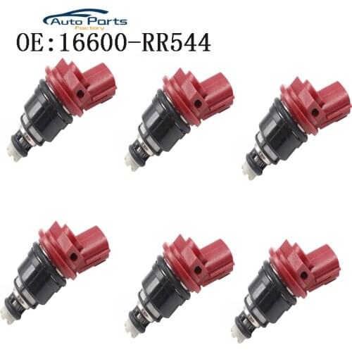 6 PCS Fuel Injectors For Nissan Skyline R33 RB25DE RB25DET-Fairlady 16600-RR544 16600RR544