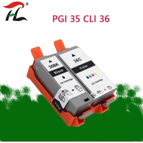 PGI35 CLI36 Compatible Ink Cartridges For Canon PGI-35 CLI-36 For Canon IP100B IP100 mini260 mini320 / IP100 With Battery