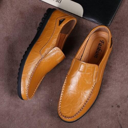 Comfortable Men Flats New Casual Shoes Office Driving Men Loafers