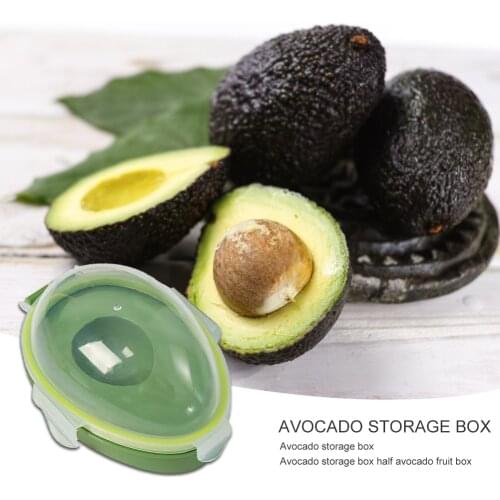 Snap on Lid Avocado Storage Container Keeper Kitchen Avocado Saver Food Crisper Storage Box Fruit Keep Fresh Kitchen Accessories