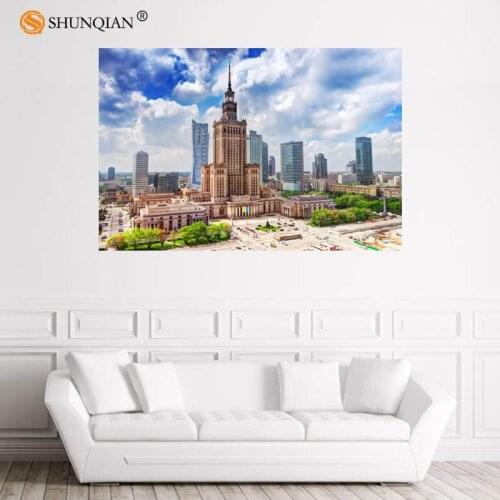 Nice Poland Poster Custom Satin Poster Print Cloth Fabric Wall Poster Print Silk Fabric Print Poster 18-1-30