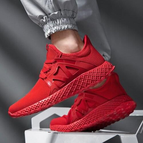 Mens Shoes New for 2021 Mens Sneakers High-quality Men Shoes Lace-up Breathable Mens Running Sneakers Big Size Shoes 38-48