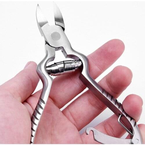 New Stainless Steel Thick Hard Toe Nail Clippers Plier Heavy Duty Pedicure Tools Gourd Shape Cuticle Scissor