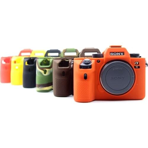 New Soft Silicone Camera case bag for Sony A9 A7 III A7III A7R3 A7Mark 3 Rubber Camera case Protective Body Cover Skin