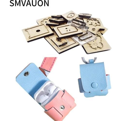 SMVAUON Fashion New Leather Tool Headphones Bag Wood Trend Diy Handmade Steel Suprise Creation Suitable For Die Cutting Machines