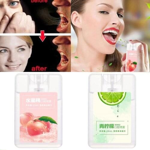 20ml Mouth Oral Spray Female Breath Agent Fresh Anti Smoke Bad Breath Odor Spray Treatment Herbal