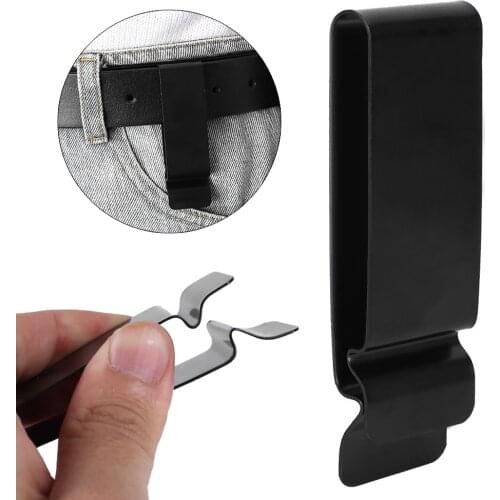 Tactical Holster Sheath Belt Clip Metal Holster Belt Clip Spring Hook Buckle Clasp DIY Carrying Money Clip Hunting Accessories