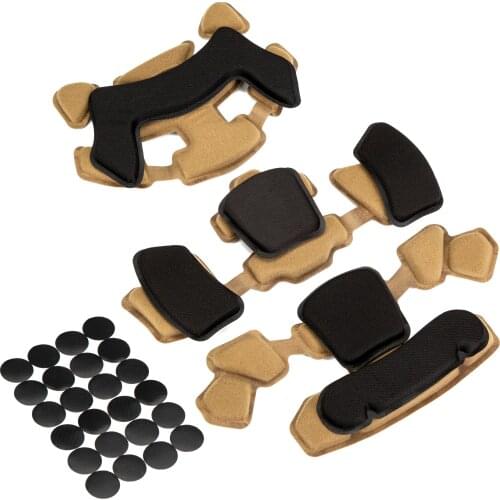 Memory Foam Tactical Replacement Airsoft Paintball Helmet Pads Cushion Accessories Protective Mat for ACH MICH Team Wendy Sports