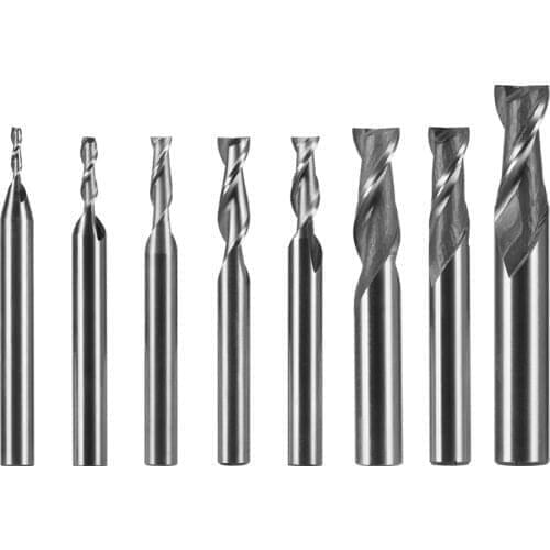 DAYFULI 1PC 2 Flute HSS Straight Shank End Mill Router Bit 4mm 6mm 8mm 10mm 12mm CNC Machines Cutter Tool Milling Cutter