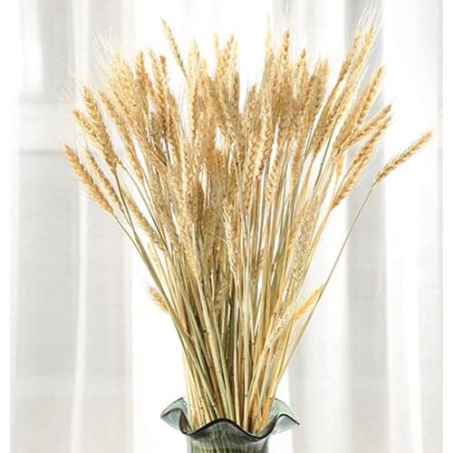 Home Decoration Pastoral Simulation Wheat Artificial Plants Dried Flowers Bouquet Decor For Home Party Wedding Photography