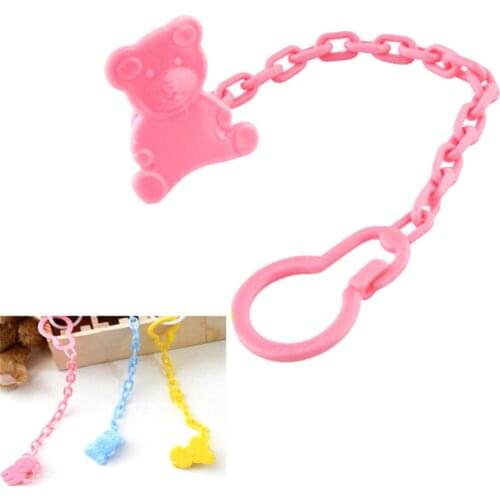1Pc 24.5cm Baby Pacifier Clips Funny Nipple Teethers Pacifier PP Pacifier Holder Chain Drop-resistant Belt