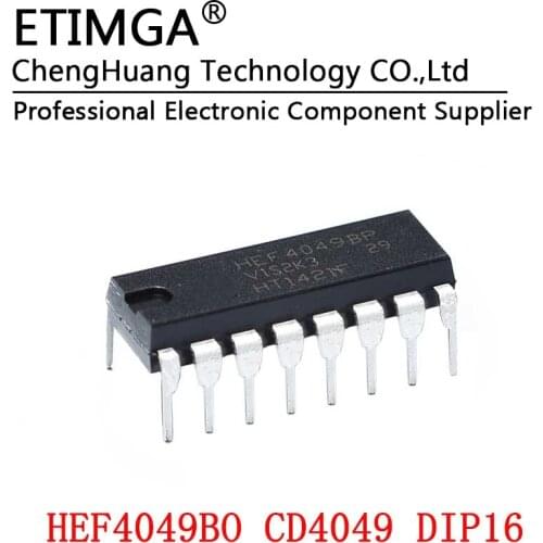 10PCS/LOT HEF4049 CD4049 HEF4049BP DIP16