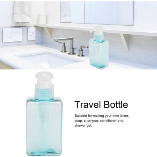 3PCS 100ml Pump Bottle Plastic Empty Soap Dispenser Shampoo Body Wash Lotion Container for Travel Water Bottle