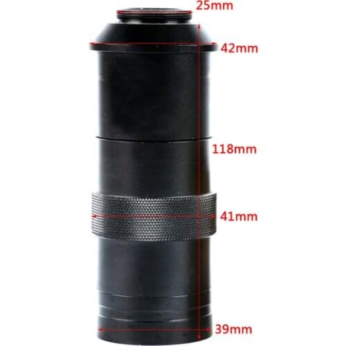 Agnicy Upgraded Version 100 Times Professional Microscope Lens Industrial Digital Camera Video High Single Tube C port