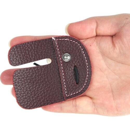 Finger Recurve Bow Accessories Mediterranean Finger Guard Thick Leather Bow Straight Finger Guard Finger Guard Archery