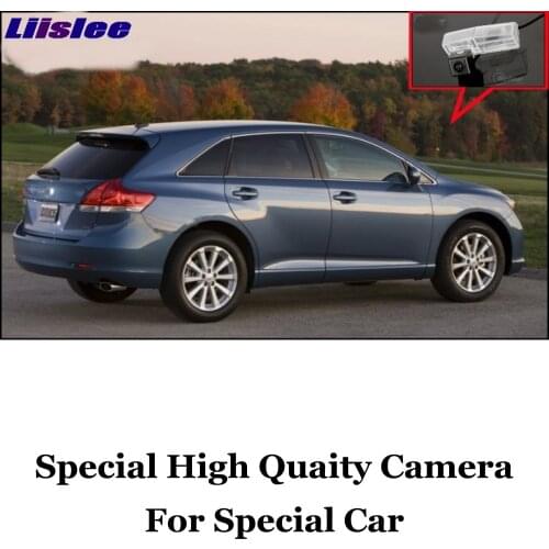 LiisLee Car Reversing image Camera For TOYOTA VENZA 2009~2017 High Quality Night Vision HD WaterProof Rear View back up CAM