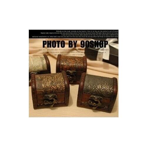 Free ship!1lot=12pc!European /Chinese retro storage box / retro wood case / wooden jewelry box / manual old/pencil case