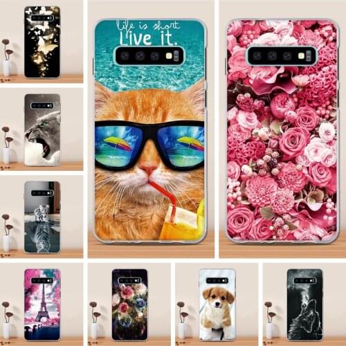 For Samsung S10 Case Silicone Soft TPU Back Cover For Samsung Galaxy S10 S 10 Case Cover Funda For Samsung Galaxy S10 Phone Case