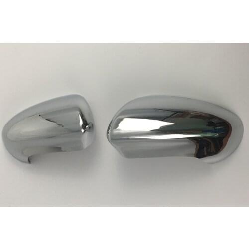 For Nissan Qashqai 2010 High Quality ABS Chrome Plated Rear View Mirror Cover Reversing Mirror Sequins Car Accessories