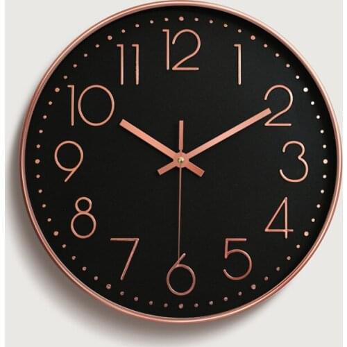 Meijswxj 12 inches Wall Clock Saat Reloj Clock Relogio de parede Duvar Saati Horloge Murale Mute Digital Wall Clocks Living room