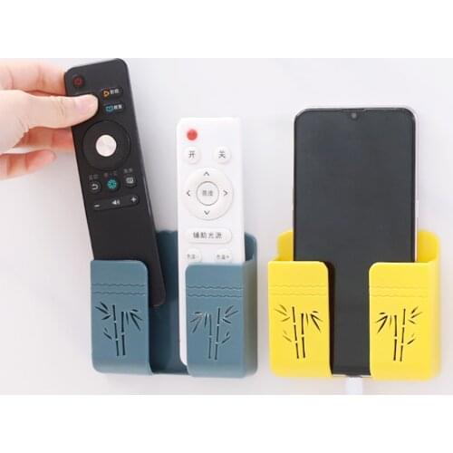 Remote Control Mounted Storage Box Mobile Phone Plug Wall Holder Mobile Phone Plug Wall Holder Charging Multi Function Organizer