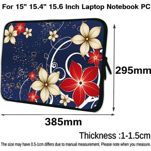 For Mac Book Retina Pro 15 CHUWI LapBook Plus 15.6" 15.4 Inch Laptop Neoprene Carrying Case Women Girls Stylish Sleeve Bag Bolsa