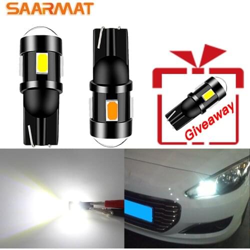 Plug and play T10 led bulb Daytime running lights Interior Reading Parking Lights For Peugeot 4008 307 206 308 407 207 3008 2008