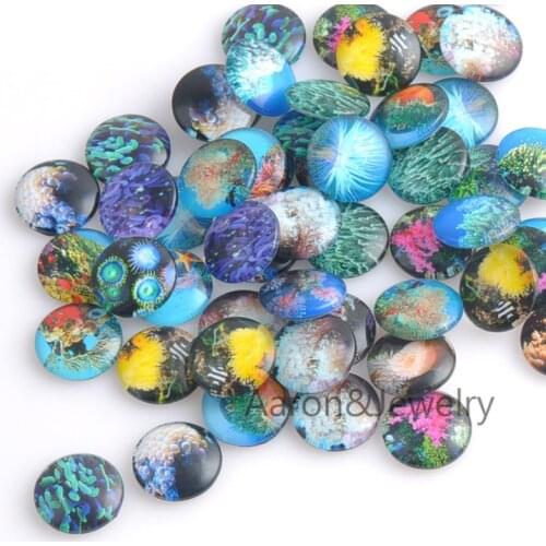 Half Round Beads Coral Flatback Cabochon Scrapbooking Craft For Diy Jewelry findings 30pcs 18mm YKL0329