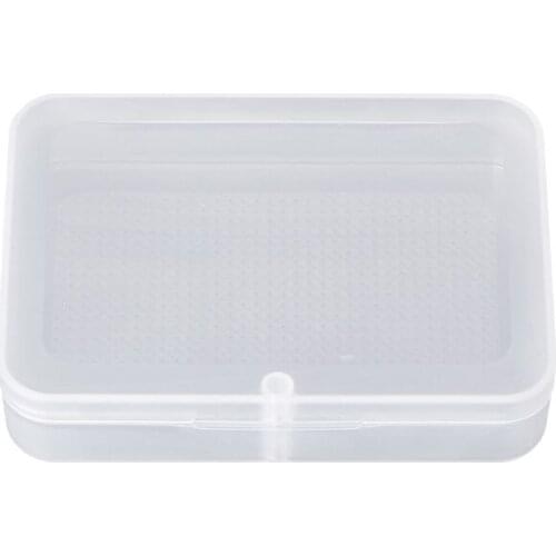 Rectangular Clear Jewelry Display Storage Coin Boxes Beads Ring Box earrings Case necklace Organizer Make-up Table