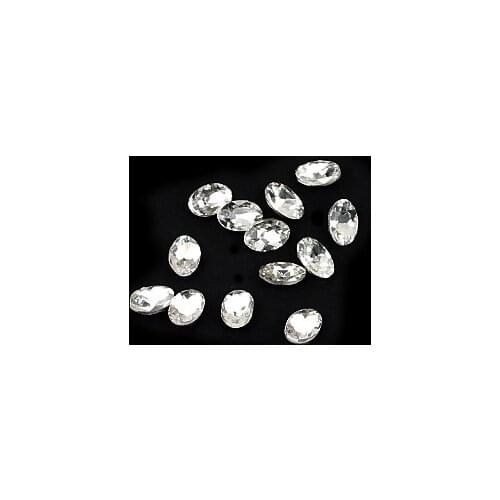 50Pcs Acrylic Rhinestone For Needlework FlatBack Cabochon Scrapbook Decoration Craft DIY Embellishments Accessories