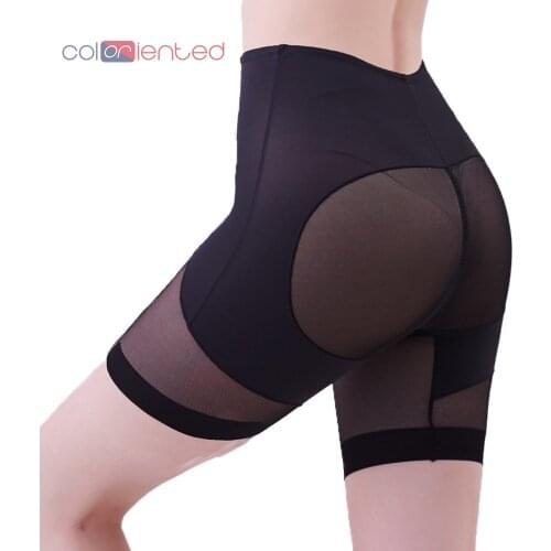 Coloriented New Body Shaping Panties Women Shaper High Waist Butt Lifter Silicone Non-Slip Waist Tummy Control Pants Belly
