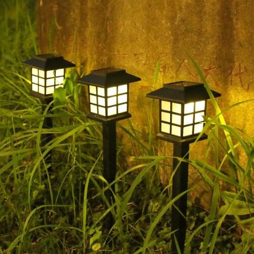 1pcs Led Solar Pathway Lights Waterproof Outdoor Lawn Lights for Garden/Landscape/Yard/Patio/Driveway/Walkway Lighting