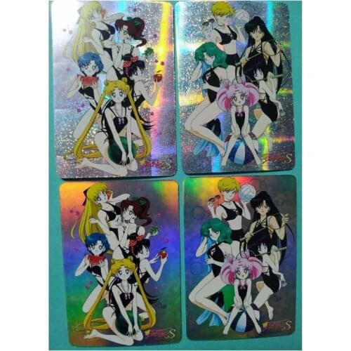 2pcs/set Sailor Moon Swimsuit Toys Hobbies Hobby Collectibles Game Collection Anime Cards