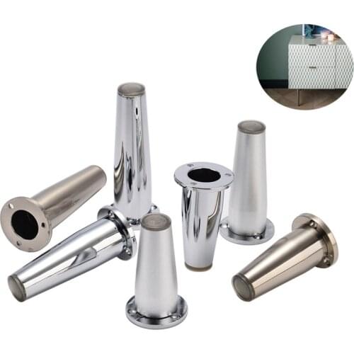 4Pcs/lot Adjustable Zinc Alloy Furniture Feet Tapered Sofa Feet Cabinet Feet,Bathroom Cabinet Feet,TV Cabinet Foot With Screws