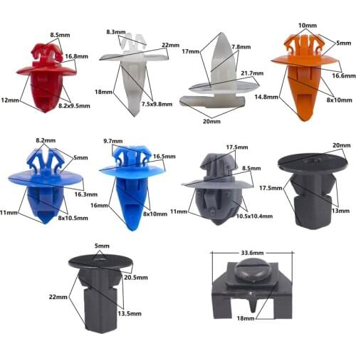 50Pcs Car clip For Toyota Interior Panel Fender Door Card Holder Trim Board Fastener Clips