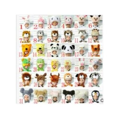 Promotion ! New WINTER Cartoon Animal Hat Fluffy Plush Cap Unisex best Novelty gift for boy girl friend With Ear Flap