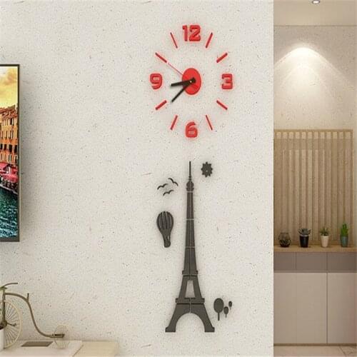 Special Offer 3d Big Acrylic Mirror Wall Clock Brief Diy Quartz Watch Still Life Clocks Home Decoration Living Room Stickers