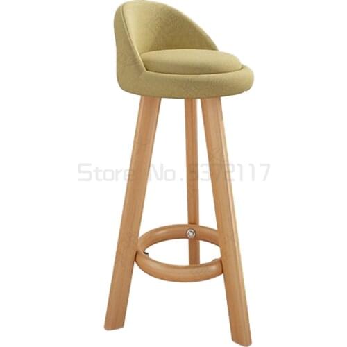 Bar chair modern simple light luxury high stool bar stool high stool household commercial front desk chair