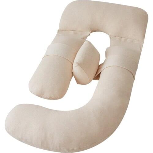 Pregnant woman pillow waist side pillow sleeping side pillow pregnancy belly support U-shaped pregnancy pillow maternity pillow
