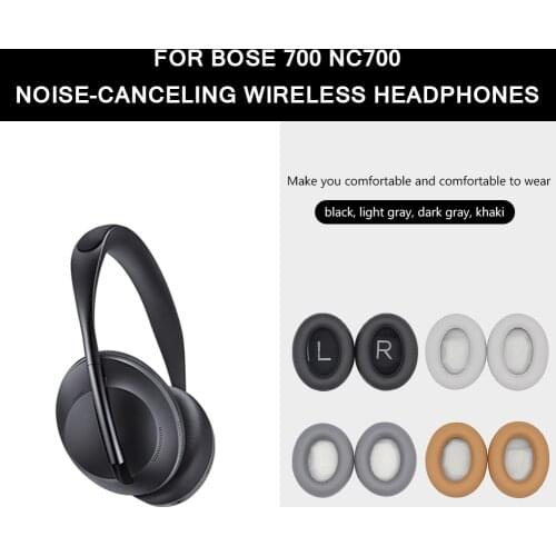 Wireless Wired Headphone Accessories Foam Leather Wireless Headphone Replacement Ear Pads Covers for Bose 700/NC700