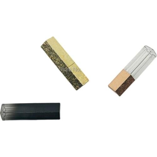 Lipgloss Tube 5ml Empty Transparent Lipgloss Tube Gold Cover Lip Glaze Packaging Cosmetic Container Black Cover Tube 4.5ml 50pcs