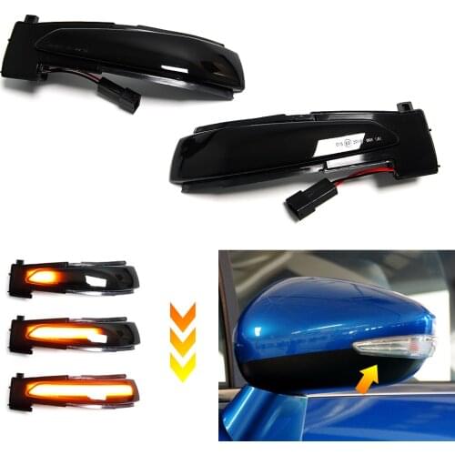 For Peugeot 508 2010-2017 For Citroen C4 Aircross Picasso DS5 2011-18 Sequential Dynamic Turn Signal Lights LED Mirror Indicator