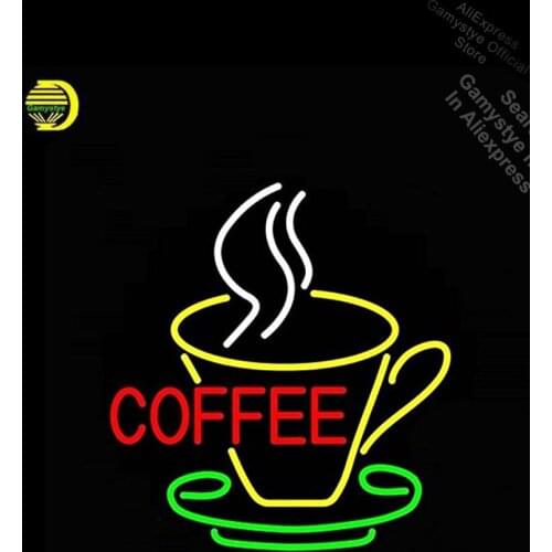 Coffee Cafe Tea Neon Sign neon bulb Sign Glass Tube neon lights Recreation Beer Pub Iconic vintage Sign outdoor lighting store